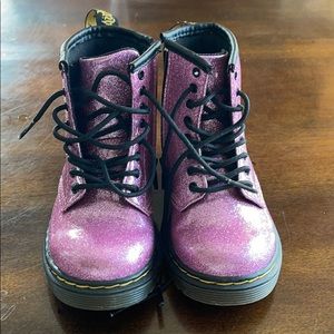 Pink sparkle Dr. Martens